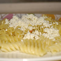 Aromatyczny makaron z białym serem