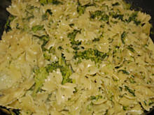 Fot. Martita47, Makaron w sosie szpinakowo brokułowym