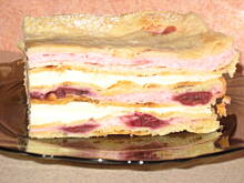 Fot. jagus, Ciasto z wiśniami i kremem budyniowym