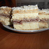 Rafaello z nutką malinową