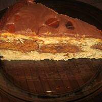 Sernik kawowy z pierniczkami