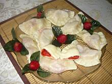 Fot. danusia19671, Pierogi z truskawkami