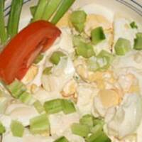 Sałatka z jaj i ogórka