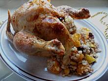 Fot. Mama - Różyczki, Kurczak z kaszą i owocami na świąteczny obiad  wg Ani