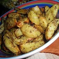 Ziemniaczki zapiekane z ziolami i czosnkiem