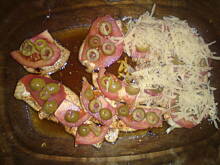 Fot. Kolorowa75, pieczone kotleciki z drobiu z nakładką ;)))