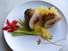 Fot. InkaMalinka, Pierś z makaronem lasagne i słodką cukinią