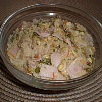 Sałatka z kaszą kus kus