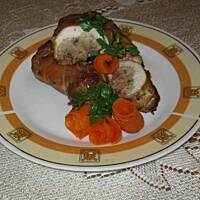 Roladki z wątrobianym farszem