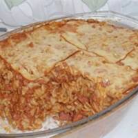 Zapiekany makaron po bolońsku