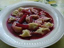 Fot. eluchap, Świąteczny  Barszcz czerwony z uszkami