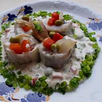 Mini rolmopsy w sosie tatarskim wg Ani