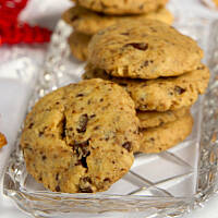 Ciasteczka zimowe czekoladowe