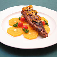 Polędwiczki wieprzowe w pomarańczach