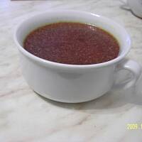 Barszcz czerwony z suszonymi śliwkami