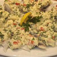 Śledź pod sosem jabłkowo -majonezowym