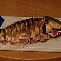 Wigilijny karp z pieca