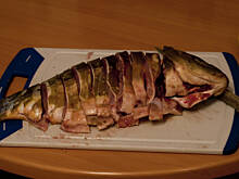 Fot. belgosia, Wigilijny karp z pieca