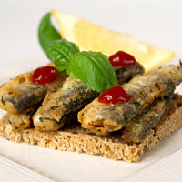 Kanapka ze szprotkami