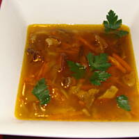 Zupa grzybowa na winie wg Halinki