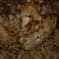 Skrzydełka na ryżu