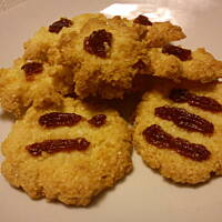 Ciastka ryżowe z marmoladą