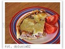 Fot. dolusia82, tarta z pieczarkami, kurczakiem, porem