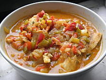 Fot. kaha87ha, Dorsz duszony z warzywami po portugalsku