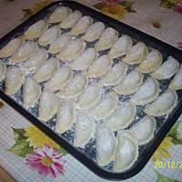 Pierogi z kapustą i pieczarkami