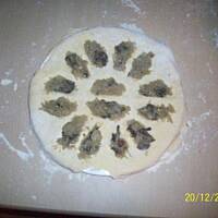 Pierogi z kapustą i pieczarkami