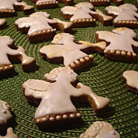 Pierniczki świąteczne z połyskiem