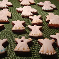 Pierniczki świąteczne z połyskiem