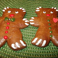 Pierniczki świąteczne z połyskiem