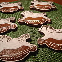 Pierniczki świąteczne z połyskiem