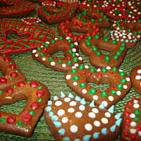 Pierniczki świąteczne z połyskiem