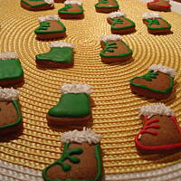 Pierniczki świąteczne z połyskiem