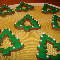 Pierniczki świąteczne z połyskiem