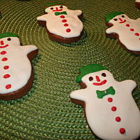 Pierniczki świąteczne z połyskiem