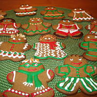 Pierniczki świąteczne z połyskiem