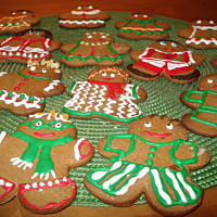 Pierniczki świąteczne z połyskiem