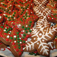 Pierniczki świąteczne z połyskiem