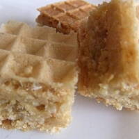 Ciateczka waflowe z masą chałwową