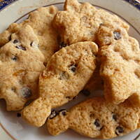 Świąteczne kruche ciasteczka pomaranczowo-czekoladowe