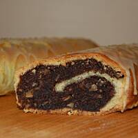 Makowiec świąteczny zawijany. (ciasto kruche)