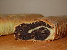 Fot. Igielnik, Makowiec świąteczny zawijany. (ciasto kruche)