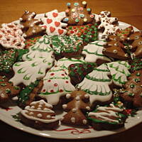 Pierniczki świąteczne z połyskiem