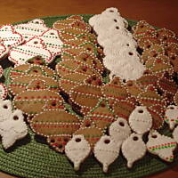 Pierniczki świąteczne z połyskiem