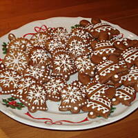 Pierniczki świąteczne z połyskiem