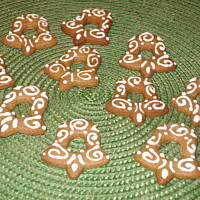 Pierniczki świąteczne z połyskiem