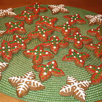 Pierniczki świąteczne z połyskiem